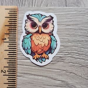 10/$10 Owl Sticker Bird Hoot Owlet Colorful Cartoon